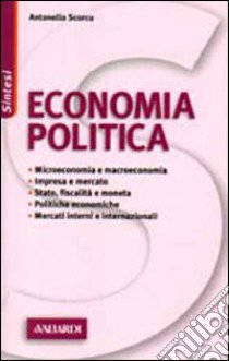 Economia politica libro di Scorcu Antonello