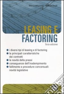 Leasing e factoring libro di Albanese Marco - Zeroli Andrea