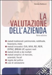 La valutazione dell'azienda libro di Balducci Daniele