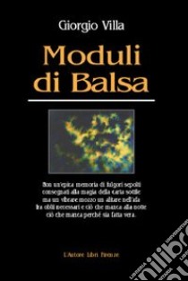 Moduli di balsa libro di Villa Giorgio