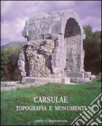 Carsulae. Topografie e monumenti libro di Morigi Alessia