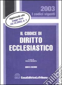 Il codice di diritto ecclesiastico libro