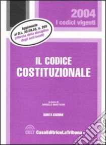 Il codice costituzionale libro