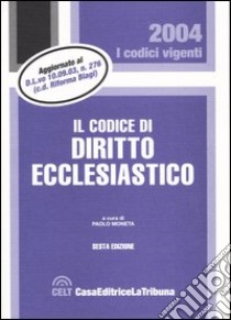 Il codice di diritto ecclesiastico libro