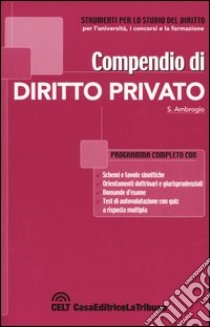 Compendio di diritto privato libro di Ambrogio Stefano