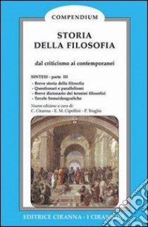 Sintesi di storia della filosofia. Vol. 3 libro