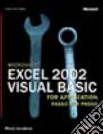 Excel 2002 Visual Basic for applications passo per passo libro di Jacobson Reed