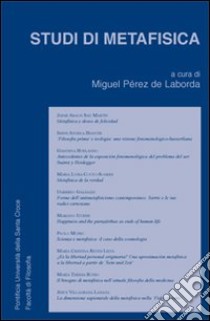 Studi di metafisica libro di Pérez de Laborda Miguel