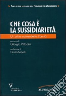 Che cos'è la sussidiarietà. Un altro nome della libertà libro di Vittadini G. (cur.)