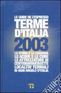 Terme d'Italia 2003 libro