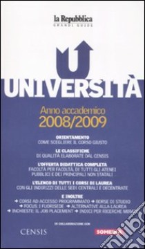 Guida università. Anno accademico 2008/2009 libro di Magistà A. (cur.)