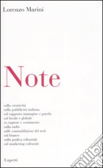 Note libro di Marini Lorenzo