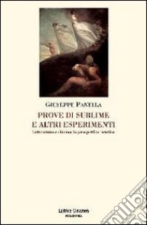 Prove di sublime e altri esperimenti. Letteratura e cinema in prospettiva estetica libro di Panella Giuseppe