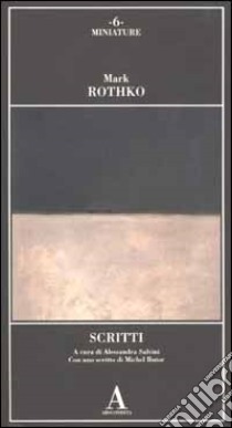 Scritti libro di Rothko Mark