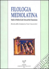 Filologia mediolatina. Studies in medieval latin texts and their transmission (2016). Vol. 23 libro di Chiesa P. (cur.)