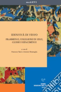 Identità di testo. Frammenti, collezioni di testi, glosse e rifacimenti libro di Santi F. (cur.); Stramaglia A. (cur.)