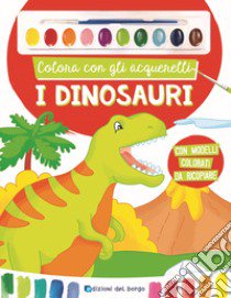 Colora con gli acquerelli i dinosauri. Con gadget libro