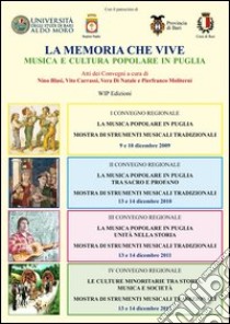 La memoria che vive libro di Blasi Nino; Carrassi Vito; Di Natale Vera; Moliterni P. (cur.)