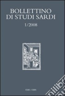 Bollettino di studi sardi (2008). Vol. 1 libro di Lupinu G. (cur.)