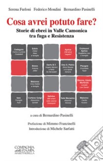 Cosa avrei potuto fare? Storie di ebrei in Valle Camonica tra fuga e Resistenza libro di Furloni Serena; Mondini Federico; Pasinelli Bernardino