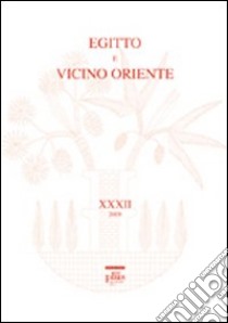 Egitto e Vicino Oriente. Vol. 32 libro