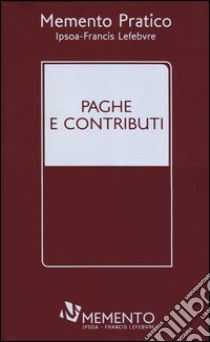 Paghe e contributi libro