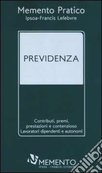 Memento pratico Previdenza 2016 libro