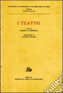 I teatini libro di Campanelli M. (cur.)