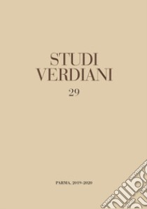 Studi verdiani. Vol. 29 libro