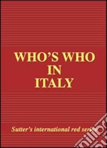 Who's who in Italy 2012 edition libro di Vigato E. (cur.)