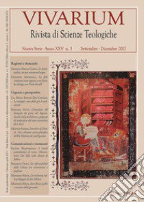 Vivarium. Rivista di scienze teologiche (2017). Vol. 3 libro di Pairisi S. (cur.)