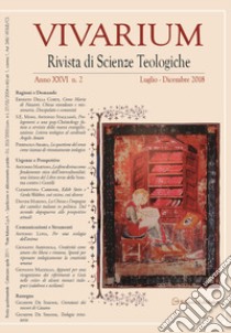 Vivarium. Rivista di scienze teologiche (2018). Vol. 2 libro