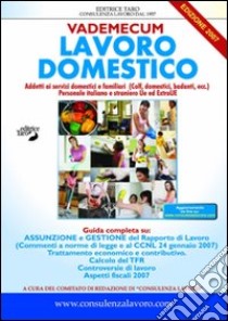 Vademecum lavoro domestico libro di Marini Massimo