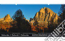 Dolomiti. Panoramica-poster. Calendario 2022-23. Ediz. multilingue libro di Malfertheiner Peter