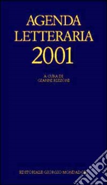 Agenda letteraria 2001 libro