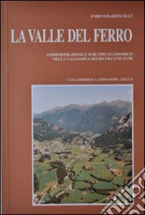 La valle del ferro. Amministrazione e sviluppo economico nella Valsassina dei secoli XVII-XVIII libro di Baroncelli Enrico