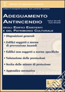 Adeguamento antincendio degli edifici esistenti e del patrimonio culturale libro di Marsella Stefano - Mirabelli Paolo