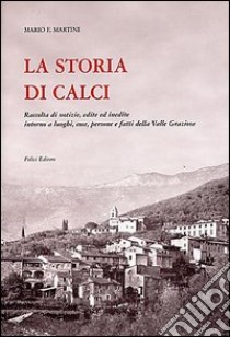 La storia di Calci. Raccolta di notizie, edite ed inedite intorno a luoghi, cose, persone e fatti della valle Graziosa libro di Martini Mario