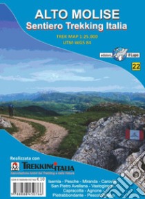 Carta Alto Molise. Sentiero trekking Italia libro