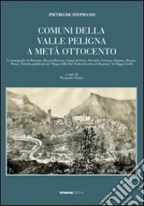 Comuni della valle Peligna e metà Ottocento libro di De Stephanis Pietro; Orsini P. (cur.)