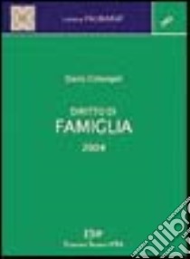 Diritto di famiglia libro di Colangeli Dario