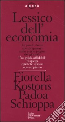 Lessico dell'economia libro di Padoa Schioppa Kostoris Fiorella