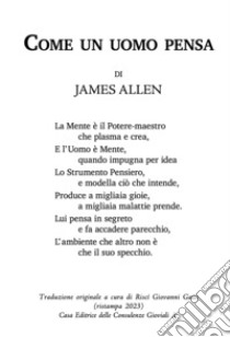 Come un uomo pensa libro di Allen James