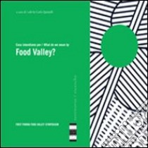 Cosa intendiamo per Food Valley? What do we mean by Food Valley? Ediz. bilingue libro di Quintelli C. (cur.)