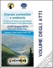 Energia sostenibile e ambiente. Il ruolo delle prove non distruttive nel monitoraggio e nella diagnostica libro