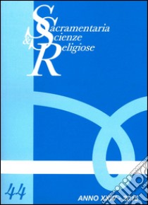 Sacramentaria e scienze religiose. Vol. 44 libro