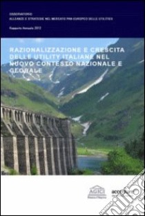 Razionalizzazione e crescita delle utility italiane nel nuovo contesto nazionale e globale libro di Gilardoni Andrea; Antonioli Barbara; Carta Marco