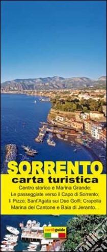 Sorrento. Mappa turistica completa di 9 passeggiate. 1:5.000 libro