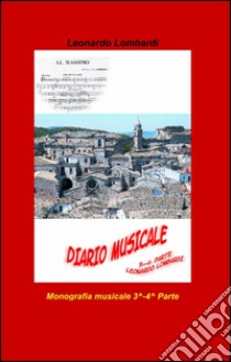 2 diario musicale libro di Lombardi Leonardo