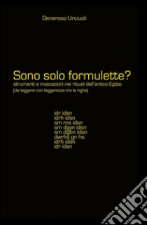 Sono solo formulette? libro di Urciuoli Generoso